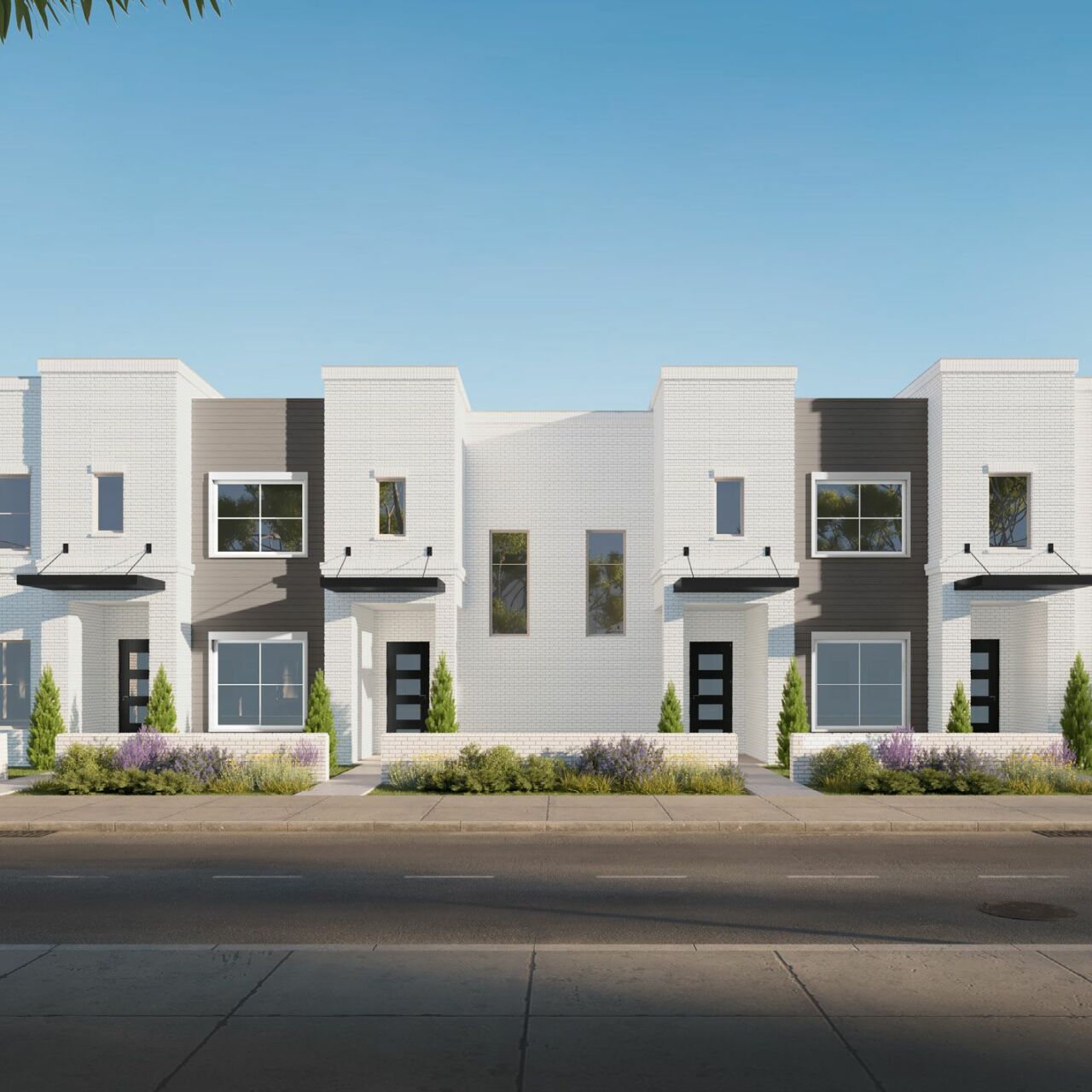 Walsh Townhome Rendering 1st Building 2